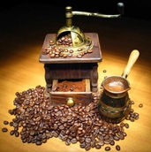 Перемалывание зернового кофе